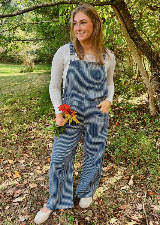 Hattie Stripe Overalls