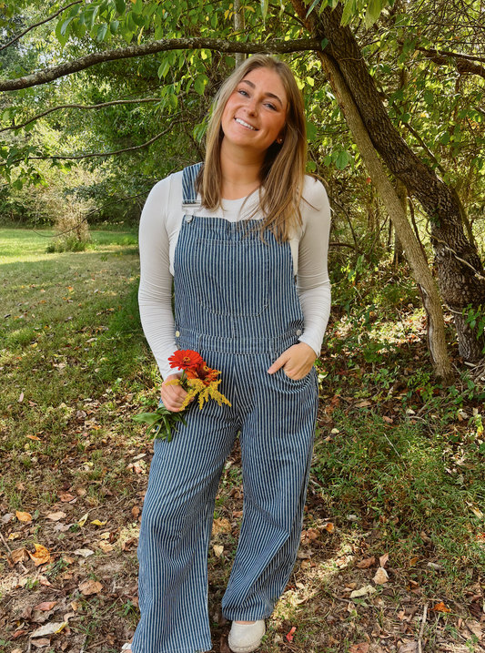 Hattie Stripe Overalls