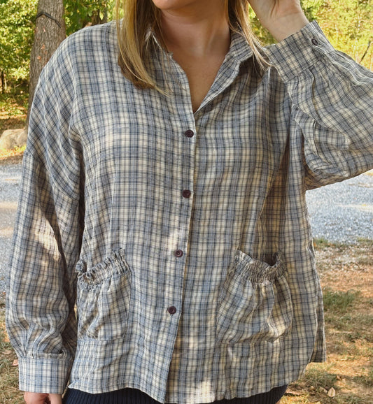 Millie Plaid Button Down